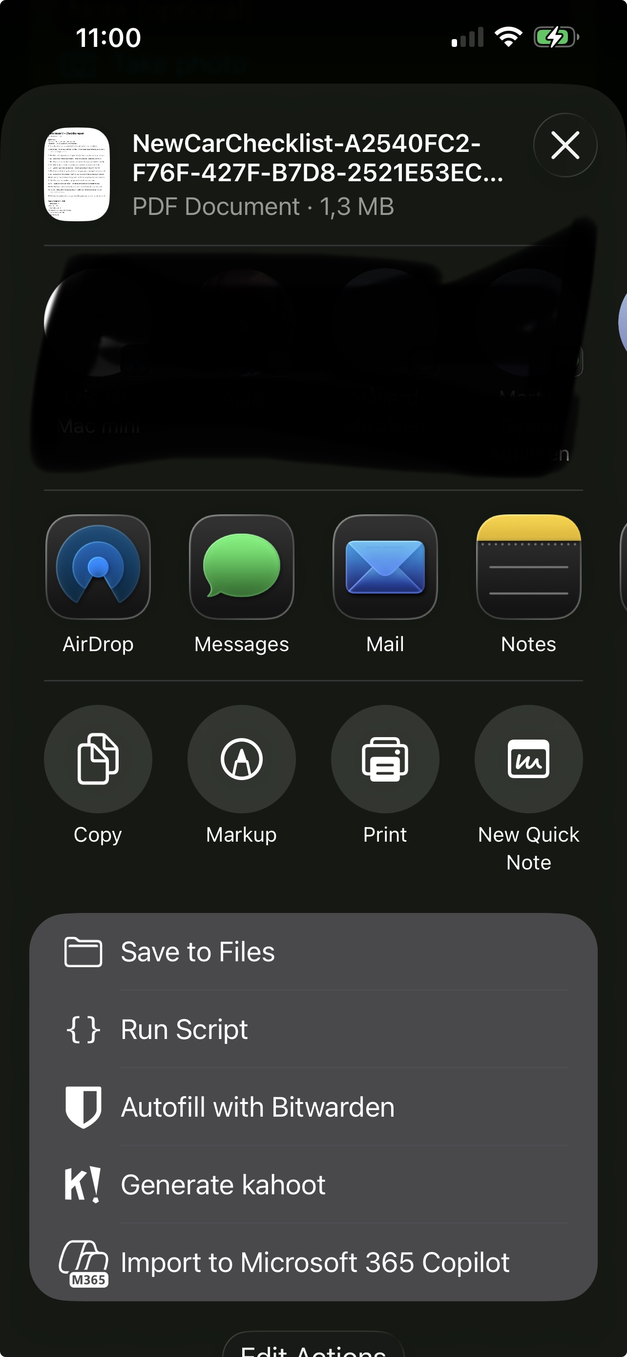 Check List_Y – dialog box